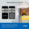 TP-Link Tapo Smart Video Doorbell Camera Kit, Black, White, IR, CE, RoHS, RCM,R-NZ,FCC, EAC, Triman, UKCA, G.711, 5 MP, 2560 x 1920 pixels