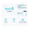 TP-Link DECO X55 (2-Pack) Dual-band (2.4 GHz / 5 GHz) Wi-Fi 6 (802.11ax) White 3 Internal