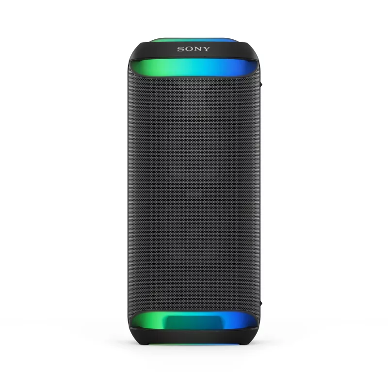 Sony SRS-XV800 - Wireless Party Speaker with Powerful 360° Sound and MEGA BASS - 25 hours Battery Life, Portable, for Indoor and Outdoor, Lighting, Karaoke - Black