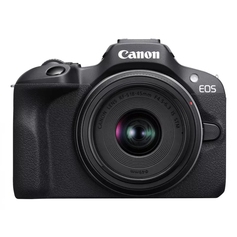 Canon EOS R100 + RF-S 18-45mm F4.5-6.3 IS STM Kit MILC 24.1 MP CMOS 6000 x 4000 pixels Black