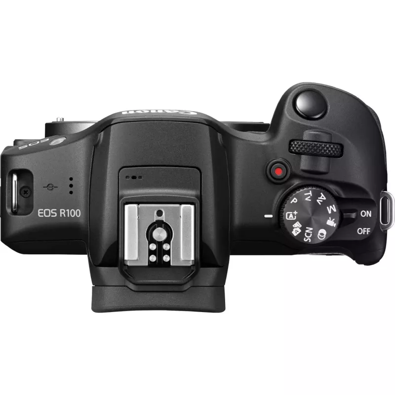 Canon EOS R100 + RF-S 18-45mm F4.5-6.3 IS STM + RF-S 55-200mm F5-7.1 IS STM Kit MILC 24.1 MP CMOS 6000 x 4000 pixels Black