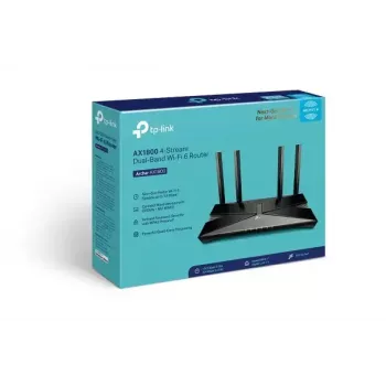 TP-Link Archer AX1800 wireless router Gigabit Ethernet Dual-band (2.4 GHz / 5 GHz) Black