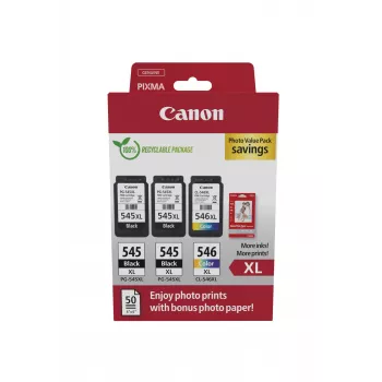 Canon 8286B015 ink cartridge 3 pc(s) Original High (XL) Yield Black, Cyan, Magenta, Yellow