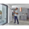 2-in-1 stick vacuum Shark Stratos, bagless, battery-powered, 60 min runtime, motorized brush, crevice tool, charging base