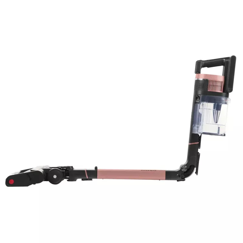 2-in-1 stick vacuum Shark Stratos, bagless, battery-powered, 60 min runtime, motorized brush, crevice tool, charging base