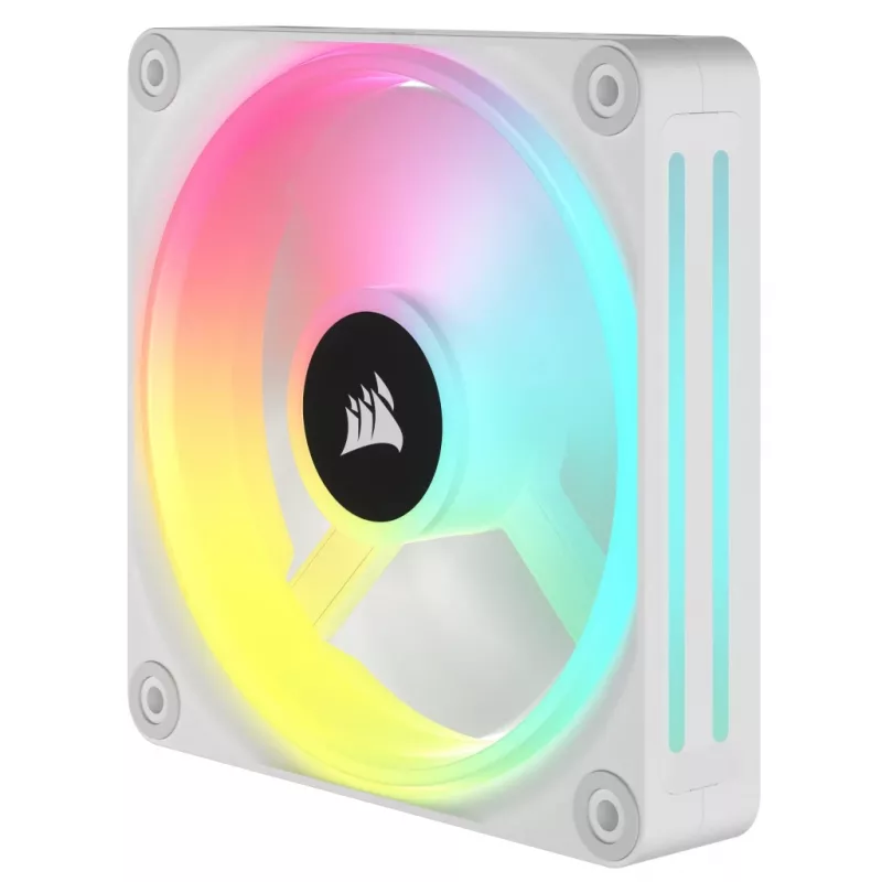 CORSAIR Qx RGB Series Icue Link Qx120 RGB White120mm Magnetic Dome RGB Fan Expansion Kit