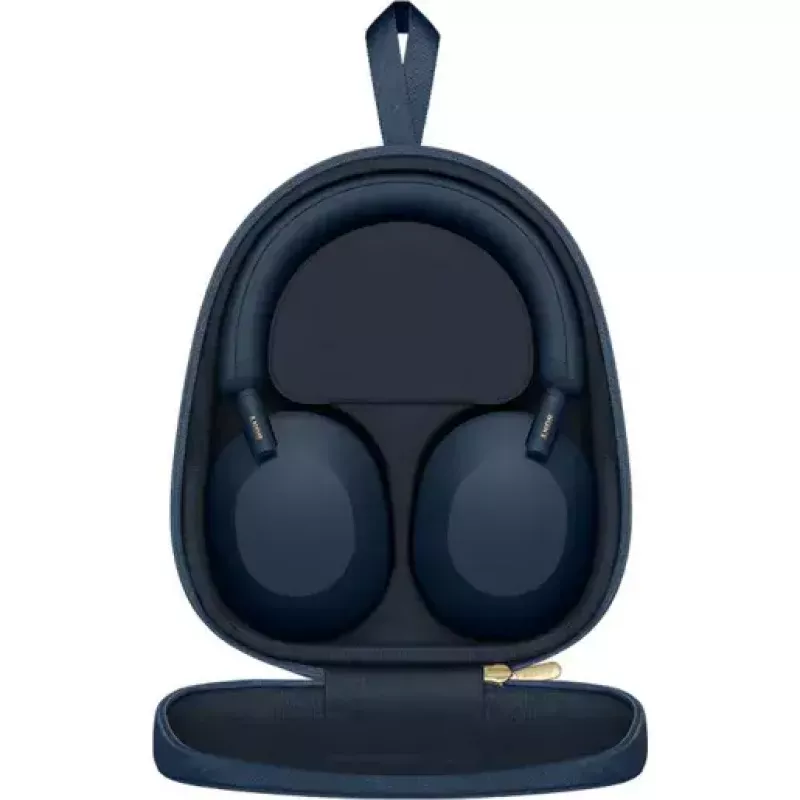 Sony WH-1000XM5 Noise Cancelling Wireless Headphones, 30 hours battery life, Overhead Bluetooth Headphones, Optimised for Alexa and Google Assistant, IOS and Android with Built-In Mic, in Midnight Blue