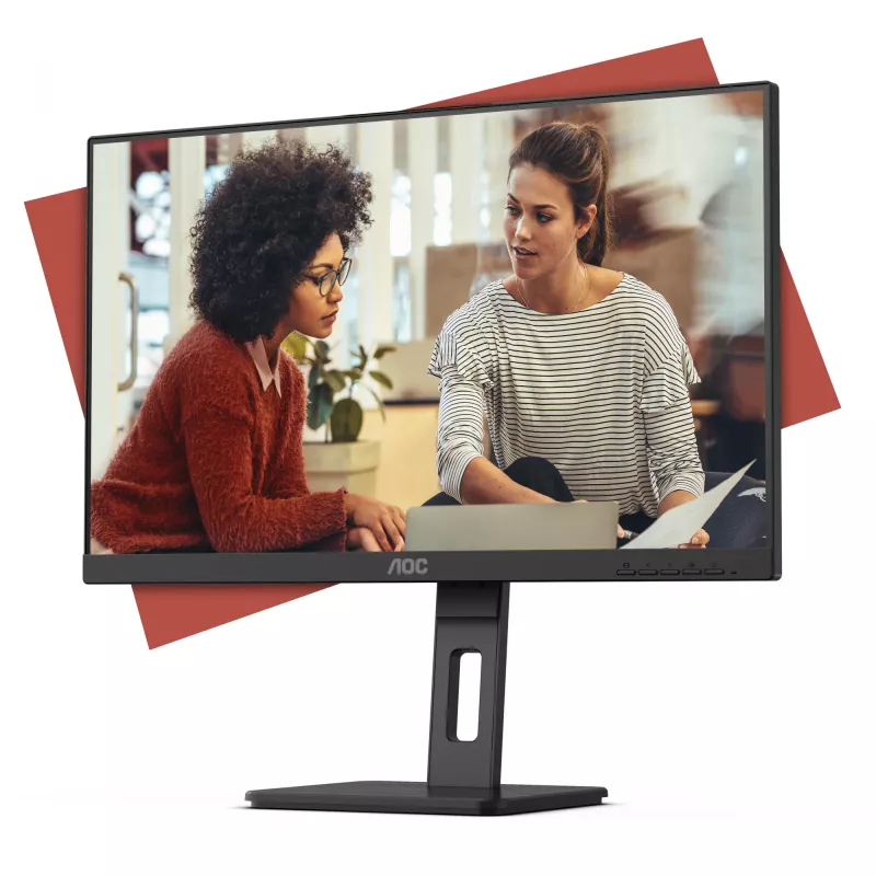 AOC E3 24E3QAF computer monitor 60.5 cm (23.8 inch) 1920 x 1080 pixels Full HD LCD Black