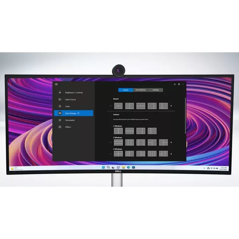 DELL UltraSharp U3824DW computer monitor 95.2 cm (37.5 inch) 3840 x 1600 pixels Wide Quad HD+ LCD Black, Silver