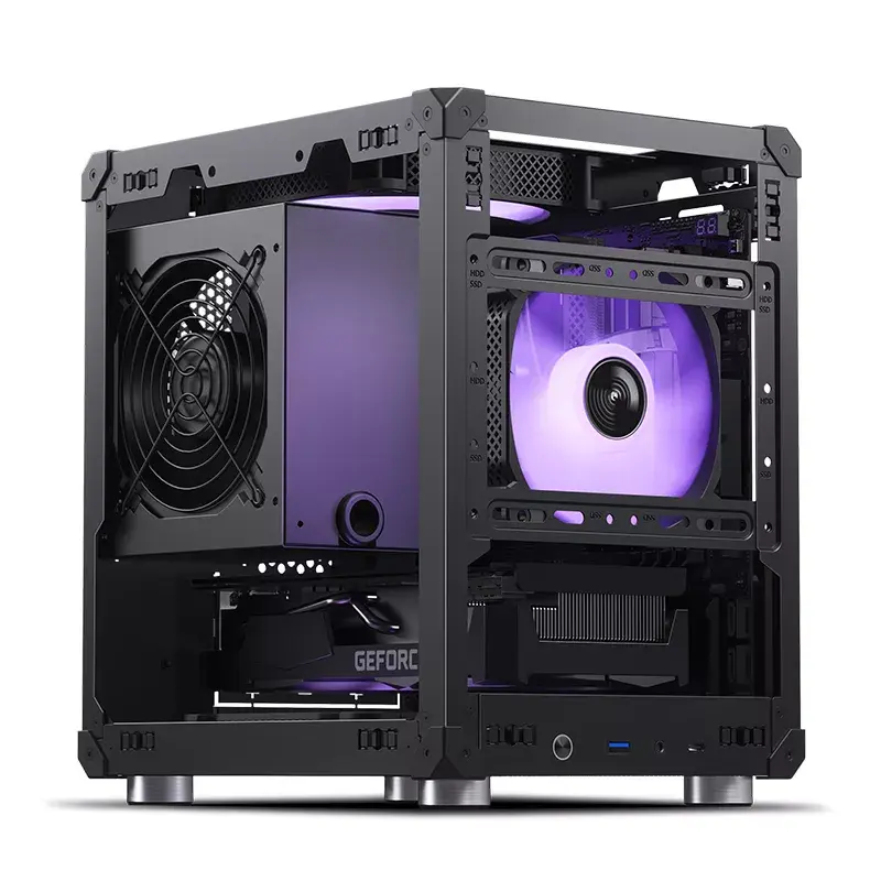 PC Case Jonsbo C6 Black ITX, micro ATX