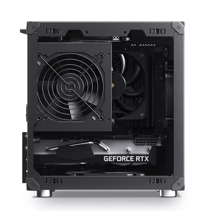 PC Case Jonsbo C6 Black ITX, micro ATX