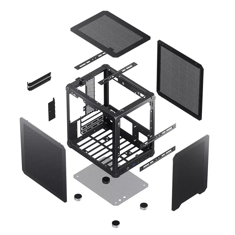 PC Case Jonsbo C6 Black ITX, micro ATX