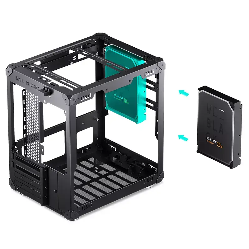 PC Case Jonsbo C6 Black ITX, micro ATX