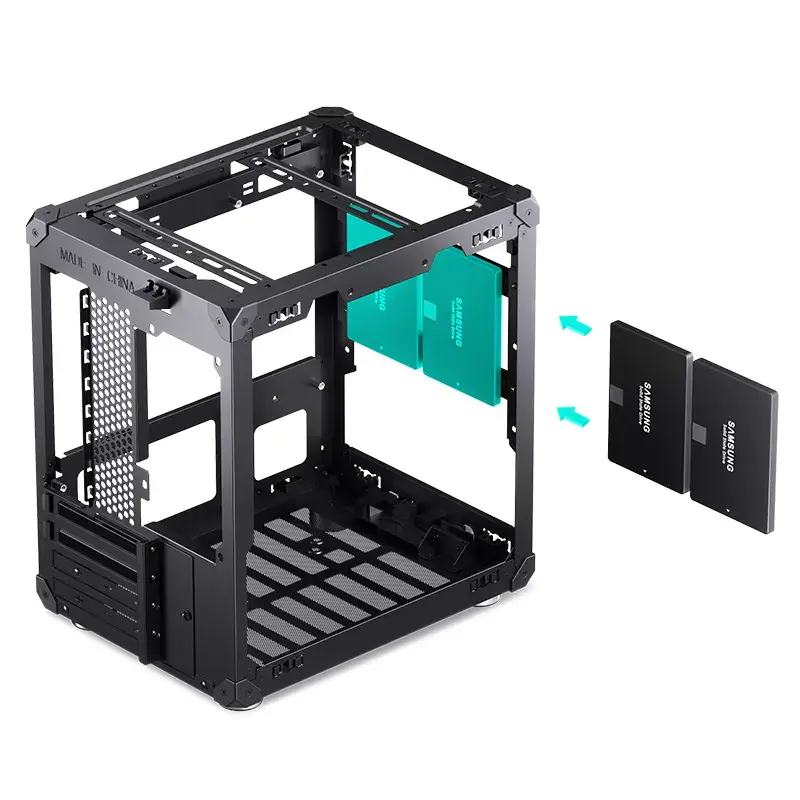 PC Case Jonsbo C6 Black ITX, micro ATX