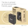 CLUB3D International Travel Charger 140W GaN technology, Four port USB Type-A(1x) and -C(3x), PPS + Power Delivery(PD) 3.1 Support