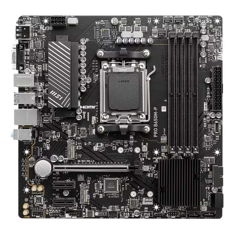 MSI PRO B650M-P motherboard AMD B650 Socket AM5 micro ATX