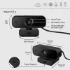 HP 430 FHD Webcam, 2 MP, 1920 x 1080 pixels, Full HD, 60 fps, 85°, Home