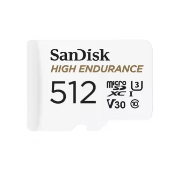 MicroSDXC card SANDISK 512GB Class 10, 100 MB/s read, 40 MB/s write, white (SDSQQNR-512G-GN6IA)