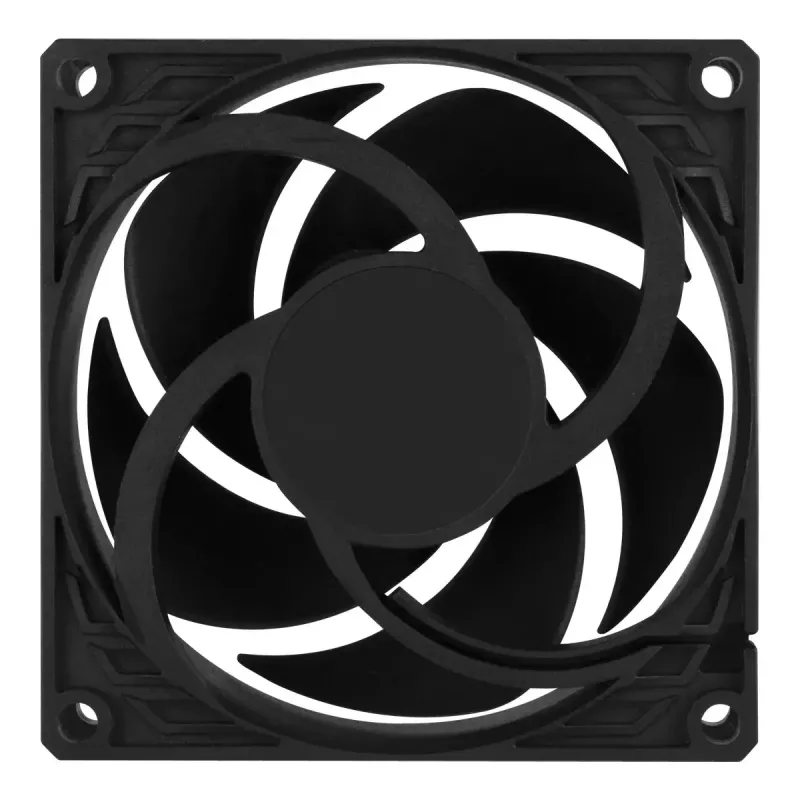 80 mm fan Arctic P8 Max High-Performance PWM, 80 mm diameter, black, 67.96 m³/h airflow, 0.6 sone