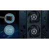 80 mm fan Arctic P8 Max High-Performance PWM, 80 mm diameter, black, 67.96 m³/h airflow, 0.6 sone