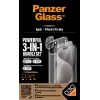 PanzerGlass ® 3-in-1 Bundle iPhone 15 Pro Max, Apple, Apple - iPhone 15 Pro Max, Dry application, Shock resistant, Transparent, 1 pc(s)