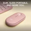 LOGITECH Pebble 2 M350s Wireless Optical Mouse Rose
