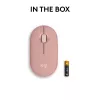 LOGITECH Pebble 2 M350s Wireless Optical Mouse Rose