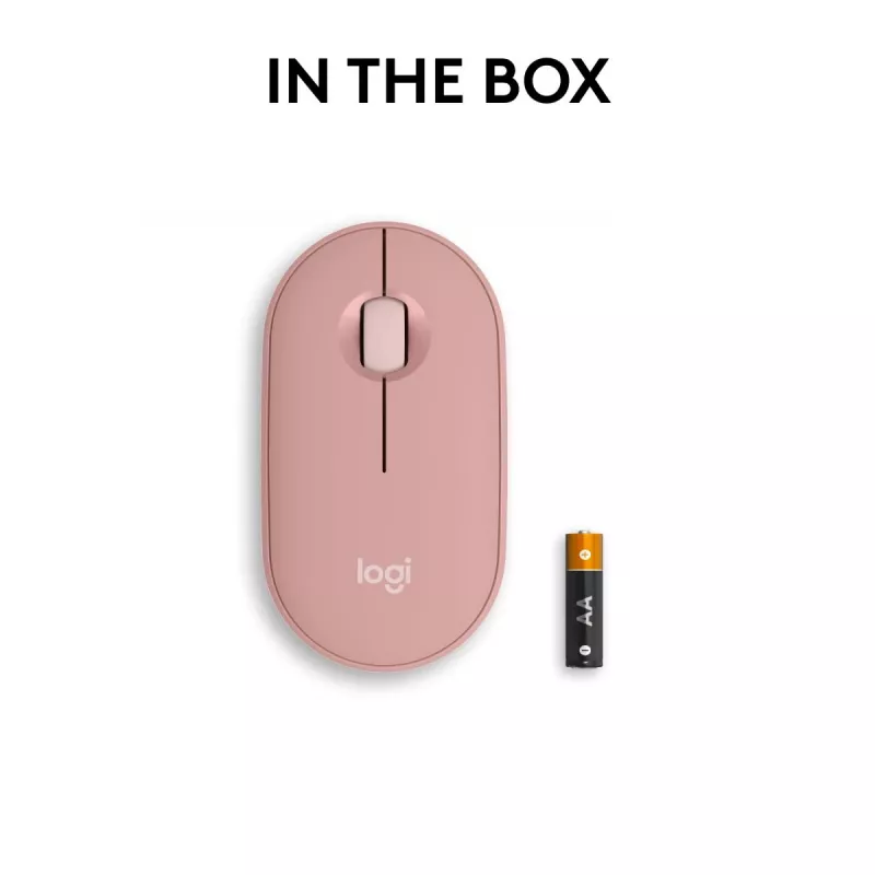 LOGITECH Pebble 2 M350s Wireless Optical Mouse Rose