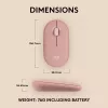 LOGITECH Pebble 2 M350s Wireless Optical Mouse Rose