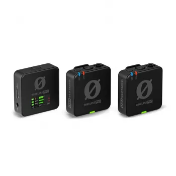Wireless Lavalier Microphone System RØDE Wireless PRO — omnidirectional lavalier, 20–20,000 Hz, 7 h battery, 260 m range