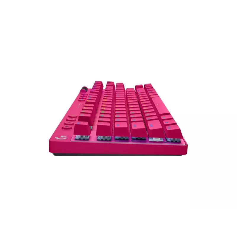 LOGITECH G Pro X TKL Lightspeed Gaming Keyboard - Bluetooth - Pink US International Tactile