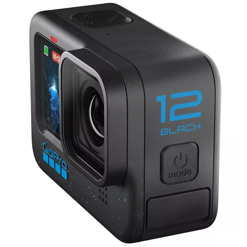 Action Camera GoPro HERO12 Black — 5K Ultra HD, 240 fps, 27 MP CMOS, 177° FOV, LCD, MicroSD, Wi‑Fi