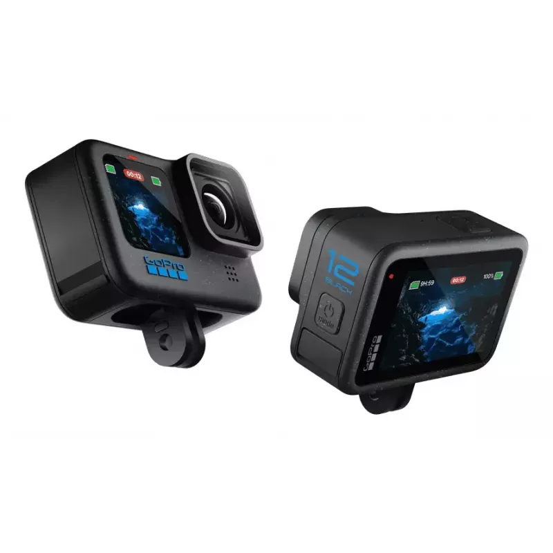 Action Camera GoPro HERO12 Black — 5K Ultra HD, 240 fps, 27 MP CMOS, 177° FOV, LCD, MicroSD, Wi‑Fi