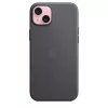 APPLE Apple FineWoven Case with MagSafe iPhone 15 Plus Black