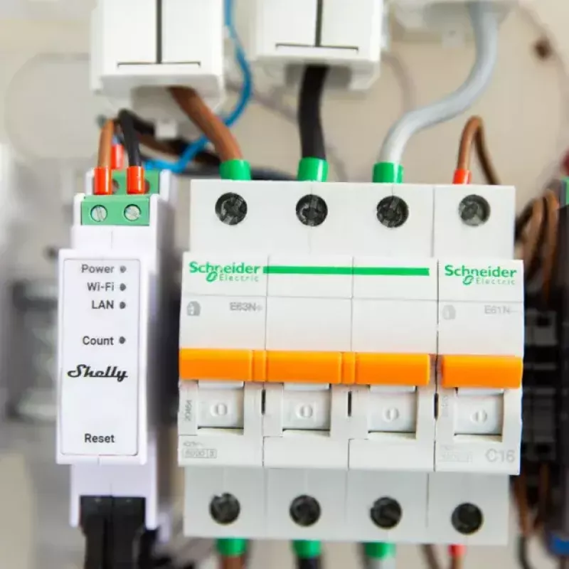 Shelly Pro 3EM energy cost meter AC 120 A 50-60 Hz