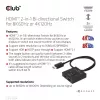 CLUB3D HDMI 2-in-1 Bi-directional Switch 8K60Hz 4K120Hz CSV-1384