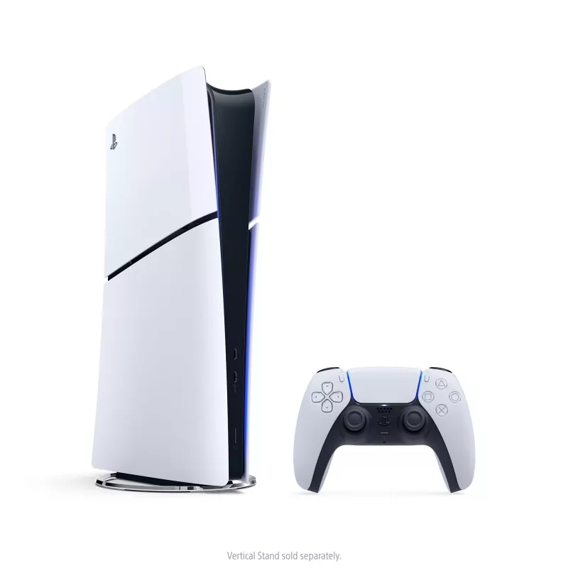 Sony PlayStation 5 (model group - Slim) Digital Edition, PlayStation 5, Black, White, 16384 MB, GDDR6, 448 GB/s, AMD