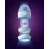 Fabric shaver Philips GCA2100/20, blue, stainless steel blades, battery operation, 90 min runtime