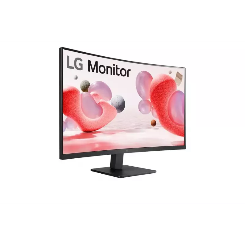 Monitor LG 32MR50C-B, 31.5 inch Full HD (1920 x 1080), VA curved panel, 5 ms, 250 cd/m², 3000:1 contrast, 178° viewing angles, black