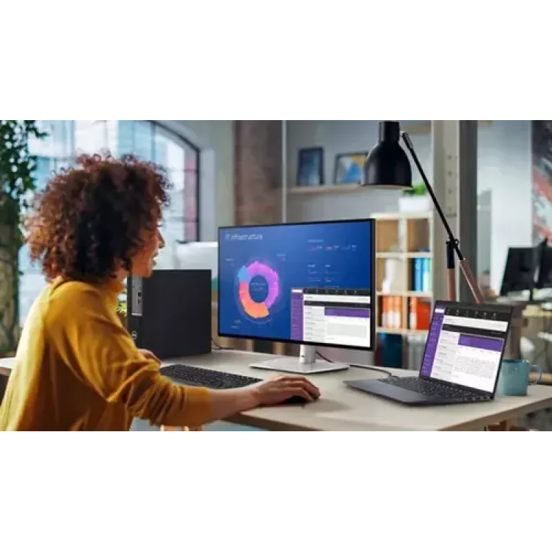 DELL UltraSharp U2724DE computer monitor 68.6 cm (27 inch) 2560 x 1440 pixels Quad HD LCD Black, Silver