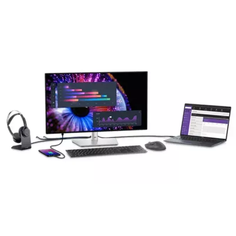 DELL UltraSharp U2724DE computer monitor 68.6 cm (27 inch) 2560 x 1440 pixels Quad HD LCD Black, Silver