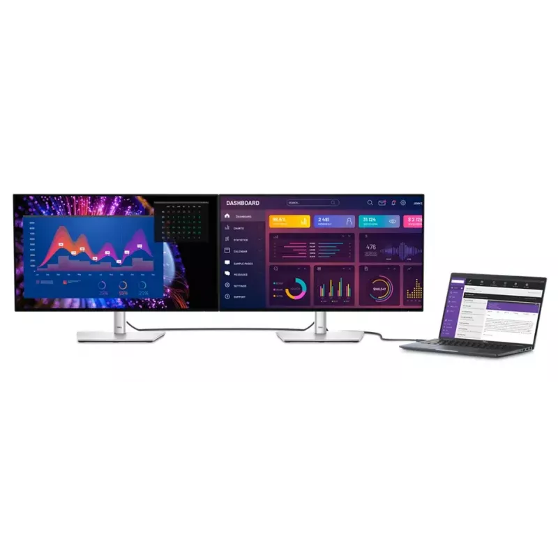 DELL UltraSharp U2724DE computer monitor 68.6 cm (27 inch) 2560 x 1440 pixels Quad HD LCD Black, Silver