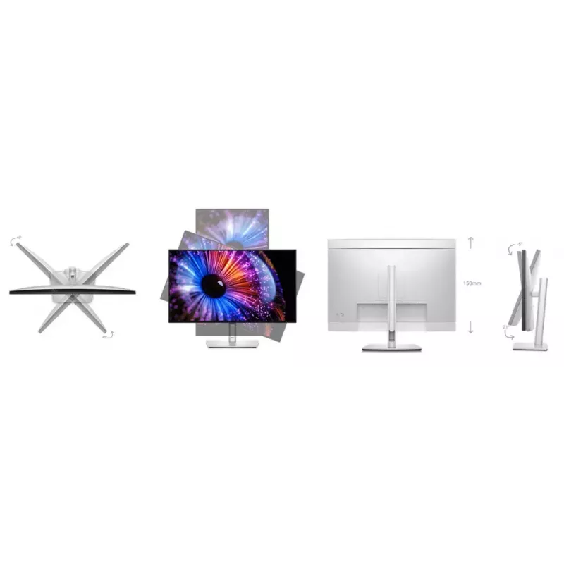 DELL UltraSharp U2724DE computer monitor 68.6 cm (27 inch) 2560 x 1440 pixels Quad HD LCD Black, Silver