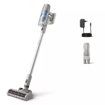 Stick vacuum Philips XC2011/01 — cordless 21.6V Li-Ion, 40 min runtime, bagless, turbo, LED, 1.5 kg