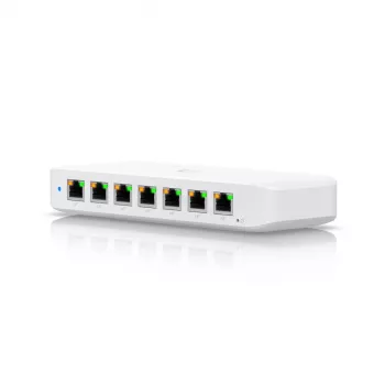 Managed switch UBIQUITI USW-Ultra L2, 8x Gigabit PoE ports, 7 PoE, 42W budget, DC/PoE, 16 Gbit/s switching