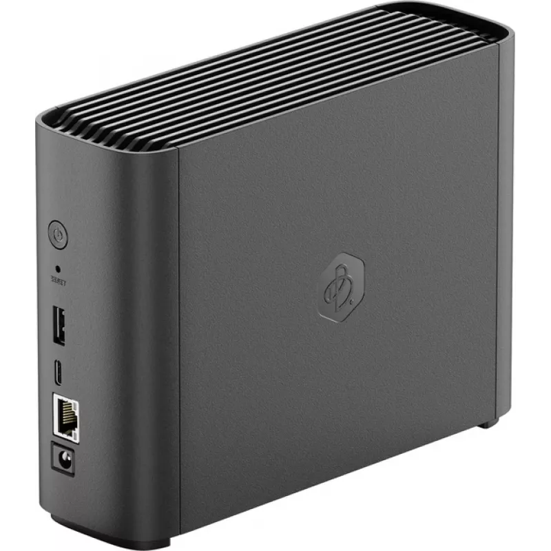 NAS device SYNOLOGY BeeStation BST150-4T — Realtek RTD1619B 1.7 GHz, 1 GB DDR4, 1× preinstalled 4TB drive, Ethernet, Black