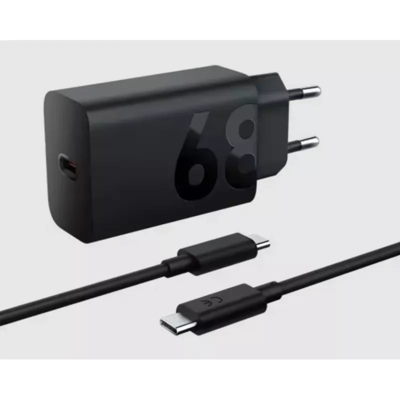 Indoor charger Lenovo ZG38C05739, 68 W, USB-C PD, 1 port, black, AC-powered