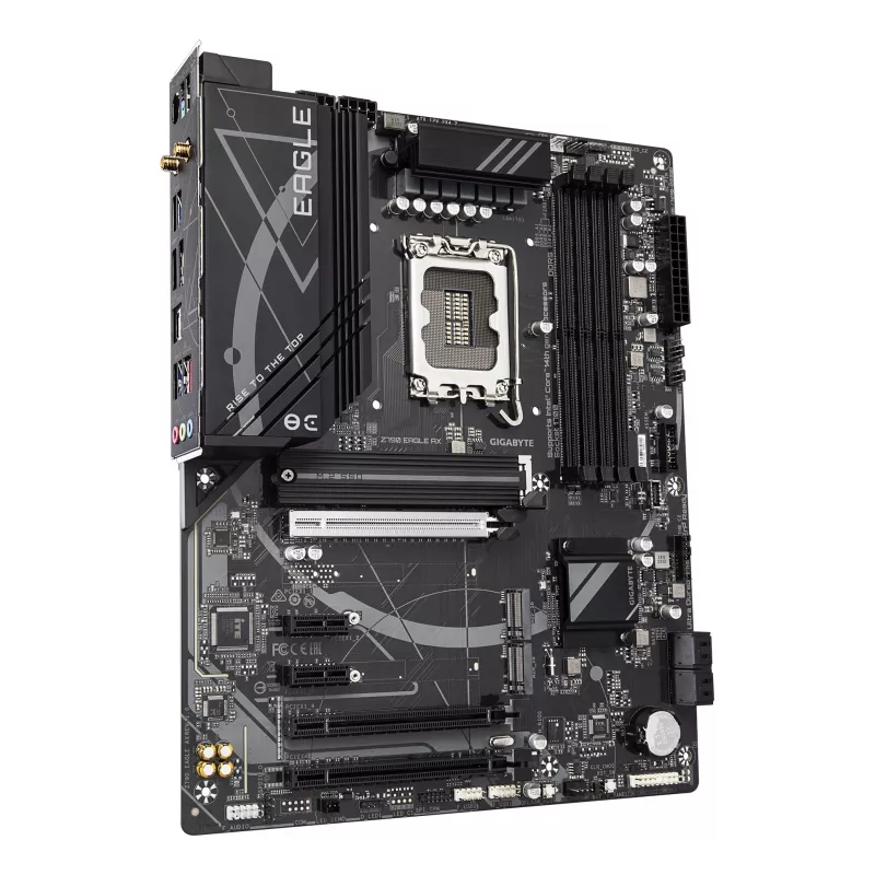 Motherboard GIGABYTE Z790 EAGLE AX — Intel LGA1700 ATX, Z790, DDR5, 4x DIMM, Wi‑Fi 6E, 2.5Gb LAN