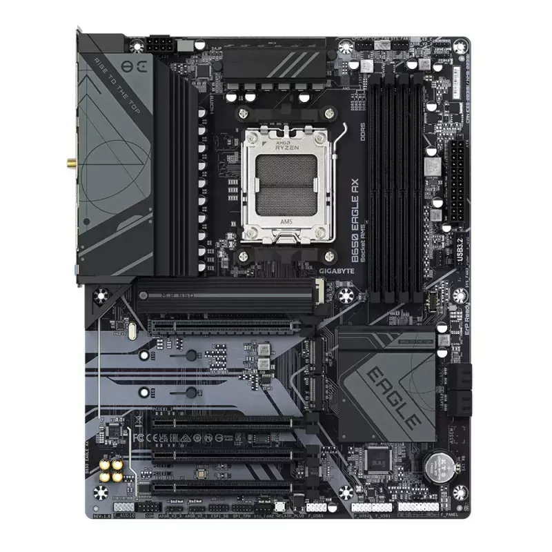 Motherboard GIGABYTE B650 EAGLE AX ATX, AMD B650 chipset, Socket AM5, DDR5, 4x DIMM, 256GB, Wi‑Fi 6E, Bluetooth 5.3