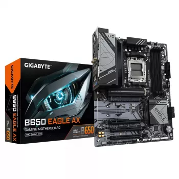 Motherboard GIGABYTE B650 EAGLE AX ATX, AMD B650 chipset, Socket AM5, DDR5, 4x DIMM, 256GB, Wi‑Fi 6E, Bluetooth 5.3